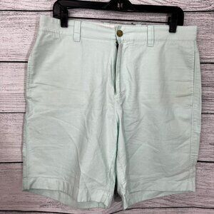 J. Crew Mint Green Preppy Chino Shorts, Size 33